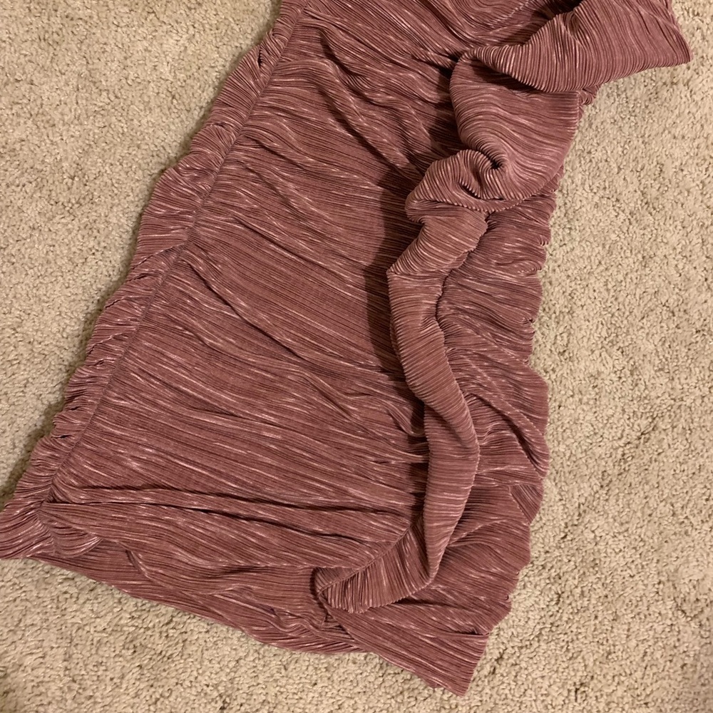 Topshop dark pink YouTube dress